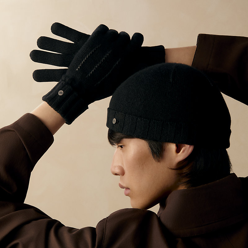 エルメスのニット帽 楽天市場】HERMES エルメス Hロゴ ニット 帽子 ニットキャップ